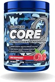Faction Labs Core 9 EAA + BCAA 60 Serves (Red Raspberry)