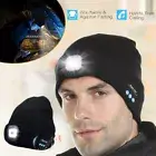 Bluetooth Beanie Hat, LED Bluetooth Beanie with Light Camping Wireless Music Hat