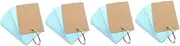 Tofficu 4 Sets Ruled Study Cards Blank Flash Cards Ring for Boys and Girls Word Note Cards Bulk for DIY Card Making