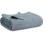 Comfy Cubs Baby Waffle Blankets in Pacific Blue at Nordstrom One Size
