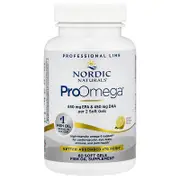 Nordic Naturals, ProOmega®, Lemon, 60 Soft Gels (640 mg per Soft Gel)