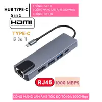 在飛比找蝦皮購物優惠-Usb HUB C 到 lan RJ45 1000Mbps 