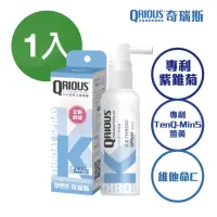 在飛比找momo購物網優惠-【QRIOUS 奇瑞斯】紫錐菊KK刻舒口腔噴霧-水蜜桃1入 