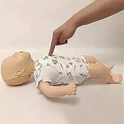 DKULMN Choking First Aid Training Babies Doll, Infant First Aid Model 60cm Baby CPR Training Manikin,Professional Training Manikin, for Teaching Training Aid