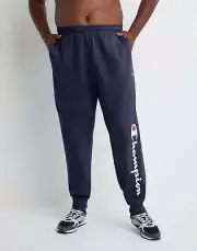 CHAMPION BIG MAN POWERBLEND JOGGERS SCRIPT LOGO NEW WITH TAGS