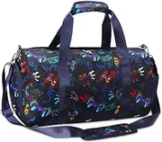 RHCPFOVR Drawstring Backpack for Kids - Unicorn Bags for Girls Gym Dance Beach Swim Travel Bag With Two Water Bottle Holder