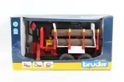 Bruder #02252 Forestry Trailer with Crane, Grapple, and 4 logs - New In Box