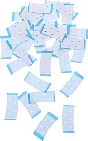 Baluue 40pcs Wig Tape Double Side Tape Double Sided Tape Double Sided Adhesive Tape 2 Sided Tape Wigs Wig Adhesive Tape Wig Adhesive for Lace Front Hair Extension Strips Sky-Blue Plastic