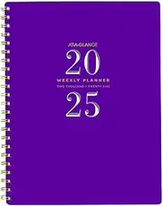 At-A-Glance 2025 Signature Lite Diary A4 Week To View Lavender