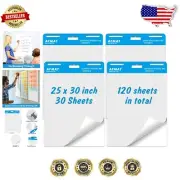 Repositionable 4-Pack Easel Paper - 30 Sheets Each, Perfect for Brainstorming