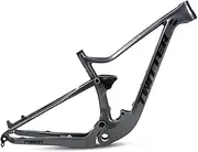 Carbon Full Suspension Frame 27.5/29 Inch Soft Tail Trail Mountain Bike Frame Disc Brake Travel 120mm XC/AM MTB Frame Thru Axle 12x148mm Boost Bicycle Frame BSA73 (Color : G, Size : 29x15'')