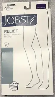 Jobst Relief Medical Compression Stockings 30-40 mmHg Knee OT Large Beige New