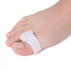 2pcs Toe Corrector Soft Relieve Pain Silicone Gel Toe Separator Silicone
