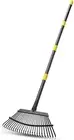 Garden Leaf Rake, 50Cm Width 160Cm Long Heavy Duty Small Leaf Rake 25 Tines, ...