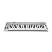 Crown CK-49 MIDI USB 49-Key Electronic Portable Keyboard Controller (Silver)