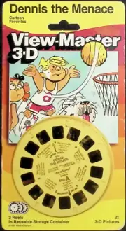 DENNIS THE MENACE 3d View-Master 3 Reel Packet NEW SEALED