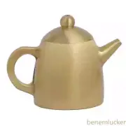 Copper Water Cup and Kettle Mini Teapot Ornament Copper Handicraft Tea Set