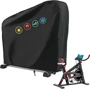 CulineformX Exercise Bike Cover, Upright Heavy Duty Stationary Bike Cover Waterproof Dustproof Cover For All Weather Indoor And Outdoor Fitness