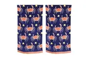 2x Onkaparinga Kids 60x120cm Beach Swimming Pool Towel Absorbent Cotton Crabs