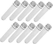 10Pcs Transparent Wish Bottles Multi Function Plastic Tubes for Candy Storage and Decorations Test Tube Containers for Parties and Celebrations