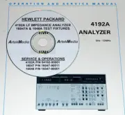 HP 4192A 16047A 16048A Ops & Service Manuals 3 volumes ( readable schematics!! )