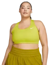Nike Swoosh Women's Medium-Support Non-Padded Sports Bra 2X, Plus Size Bright...
