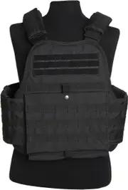 Mil-Tec Plate Carrier, vest , color: Black , size: One Size