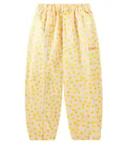 [Tinycottons] Tinycottons Stars printed cotton twill barrel-leg pants Y 10 white