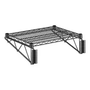 Regency 18" Wide Black Epoxy Wire Wall Mount Shelf WS-460EB1824WSK
