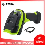 Zebra DS3608-SR00003VZWW Ultra Rugged USB 2D Corded Handheld Barcode Scanner Kit