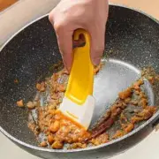 Silicone Pan Scraper Dish Cleaning Spatula Dish Scraper Non Stick Kitchen Pan