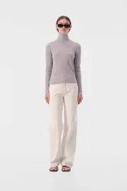 Karin Knit Top Platinum Size 14 | Elka Collective