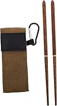 1 Pair Reusable Outdoor Chopsticks Lightweight Collapsible Utensils for Camping Hiking and Travel Portable and Dining