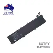 Genuine 6GTPY Battery for XPS 15 9560 9570 7590 P56F P56F001 002 003 11.4V 97Wh