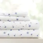 Linen Market 4 Piece King Bedding Sheet Set (Light Blue Floral) - Sleep Bette...