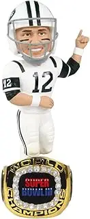 FOCO Joe Namath (New York Jets) Super Bowl III CLARKtoys Exclusive Bobblehead #/360