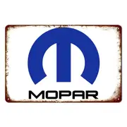 3x Mopar Tin Metal Sign Auto Oil 20x30cm Rustic Look Vintage Man Cave Car