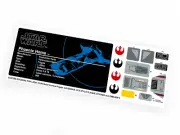 Custom stickers for Star Wars Set 75158 Rebel Combat Frigate with Bonus!