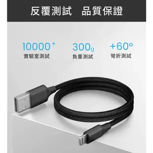 MOZTECH 編織傳輸充電線 USB-C to Lightning 120cm 蘋果MFi認證