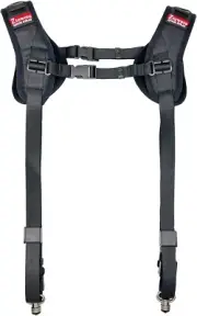 Camera Shoulder Double Strap Harness Quick Release Adjustable Dual Camera Tether