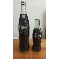 在飛比找蝦皮購物優惠-美國可口可樂1980年代190ML與500ML文字瓶(單賣)