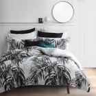 Logan and Mason Platinum Bermuda Quilt Cover Set Black