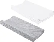 GAROZATION 2pcs Cover Table Playard Mattress Play Mats Basket Boy Fitted Changing Items Lounger Seat Playpen Mattress Pad Playmat Diapers Polyester