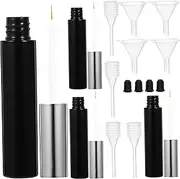 Healeved Diy Eyeliner Kit 4 Empty Eyeliner Tubes 4 Droppers 4 Funnels Leakproof Travel Containers