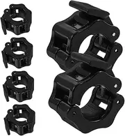 MOTHNUR 6pcs Barbell Clasp Clips Durable Weightlifting Collars for Quick Dumbbell Fixation Essential Fitness Accessories for Gym and Home Workouts