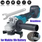 Angle Grinder Brushless Electric Grinding Tool for Makita 18V Battery Cordless