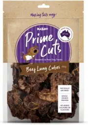 Kazoo Prime Cuts Beef Lung Cubes - 150G