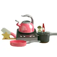在飛比找PChome24h購物優惠-【Mesenfants】廚房玩具31件組音效電磁爐 家家酒 
