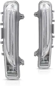 CarLights360 For Ford Edge Parking Light 2011 12 13 2014 Driver and Passenger Side Pair LED FO2520186