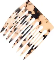 BATHVEVE Stylish Acetate Hair Comb for Fine Hair Minimalist Side Comb Accessory Lightweight Easy to Carry for Women Convenient Insert Design for Go Styling